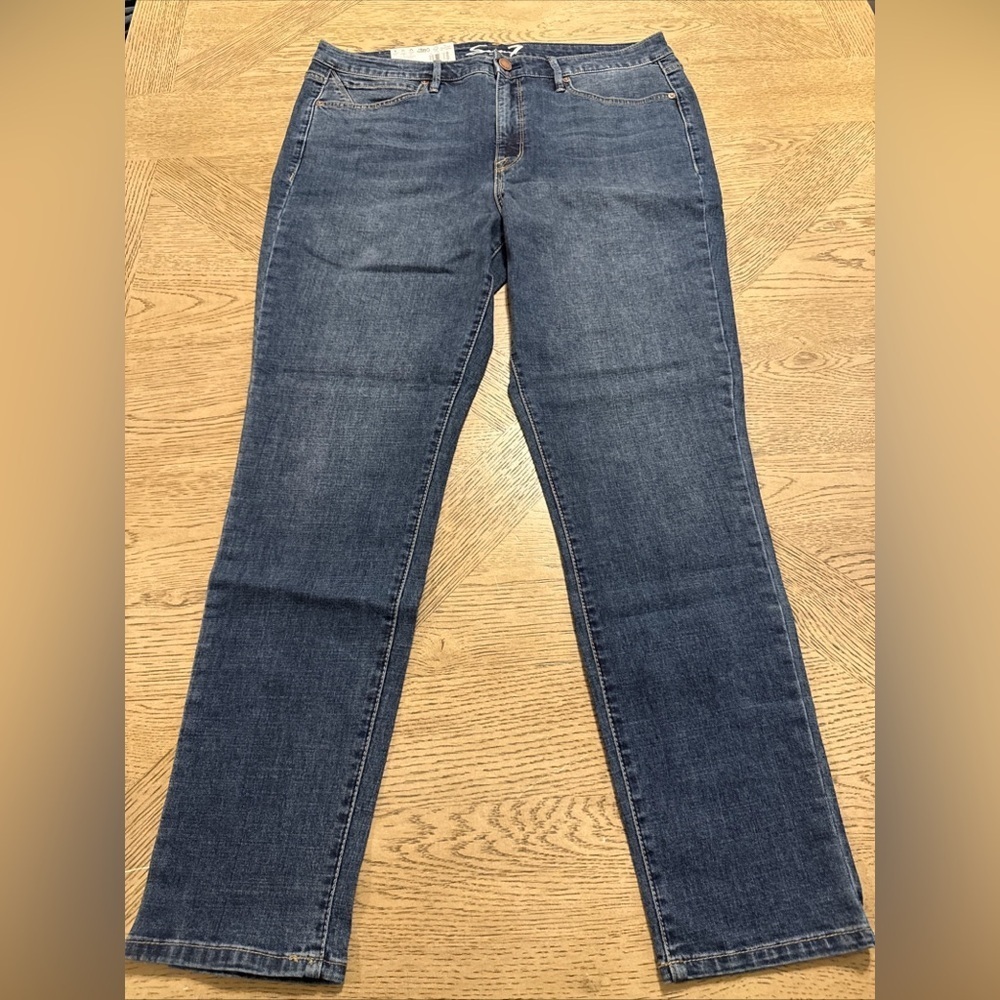 Seven7 Jeans Womens 8 Blue Metro Ultra High Rise Skinny Premium 14
